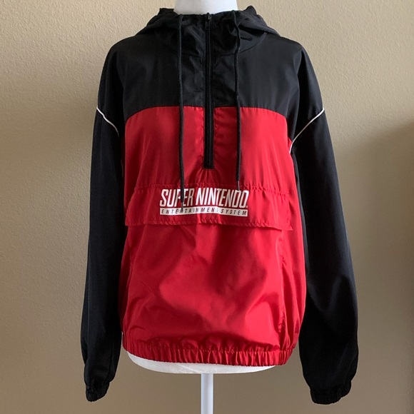 Forever 21 Jackets & Blazers - Super Nintendo Windbreaker Jacket size S